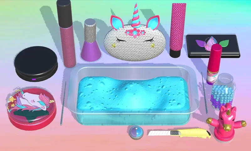 DIY Makeup Slime Maker! Super Slime Simulations screenshot