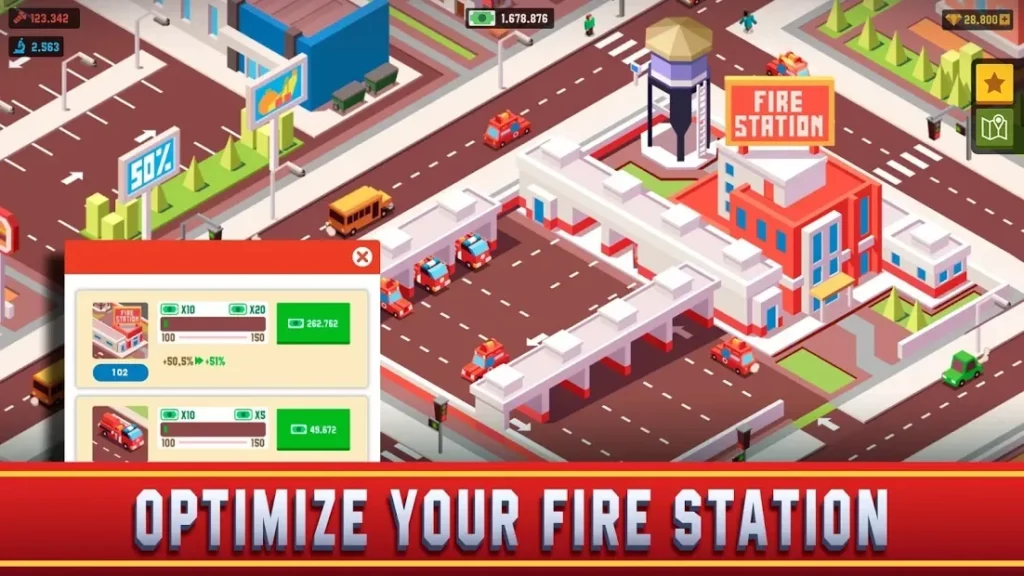 Idle Firefighter Empire Tycoon - Management Game screenshot
