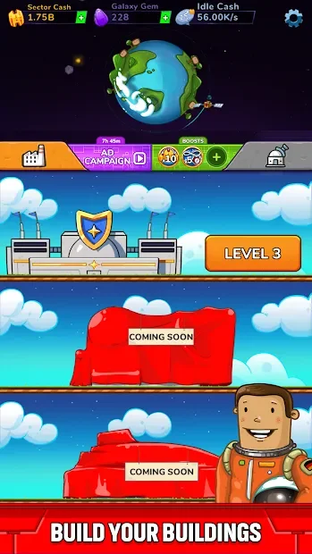 Endless Colonies: Idle Space Explorer screenshot