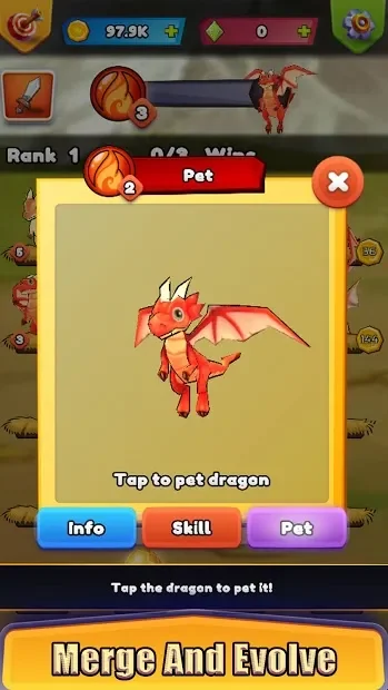 Dragon Merge Master: Train & Grow Dragons Idle RPG screenshot