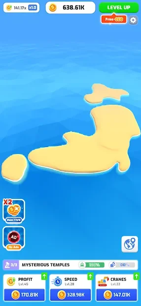 Idle Island Inc screenshot