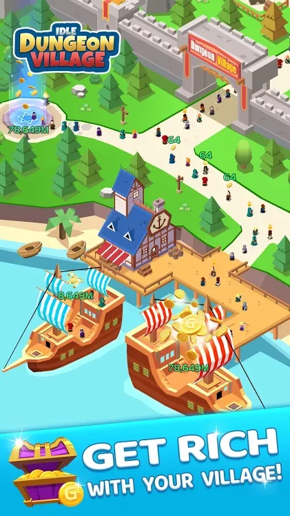 Idle Dungeon Village - Adventurer Village screenshot