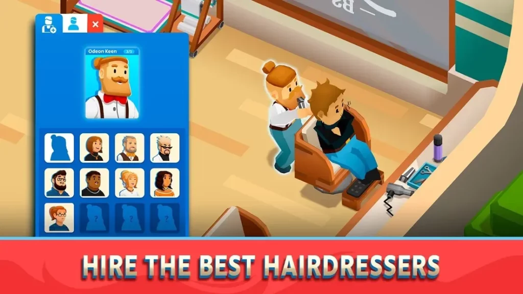 Idle Barber Shop Tycoon - Business Management Game screenshot