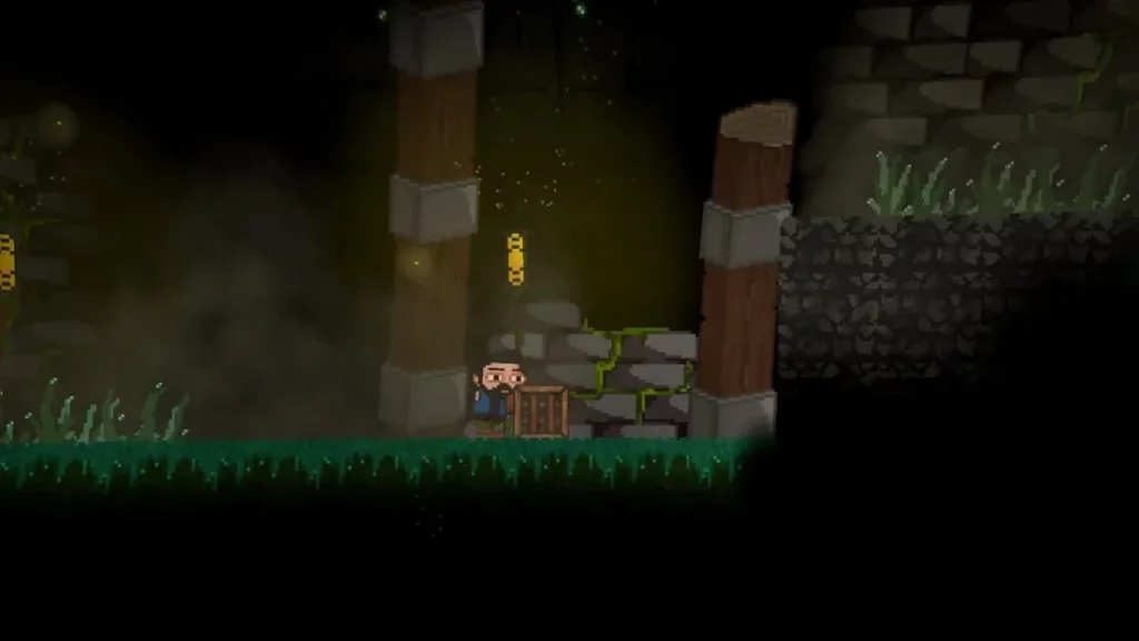 DARK AROUND YOU - мрачный пиксельный платформер screenshot