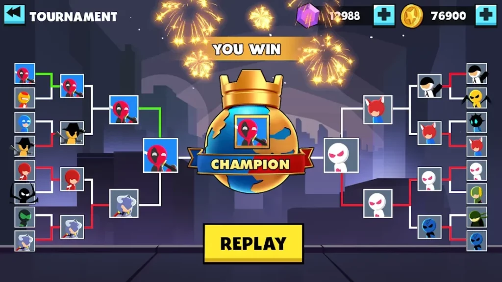 Stickman Combat - Superhero Fighter screenshot