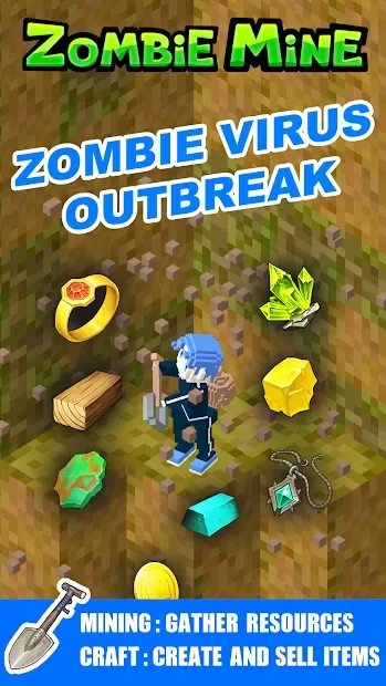 Zombie Mine - survival craft screenshot