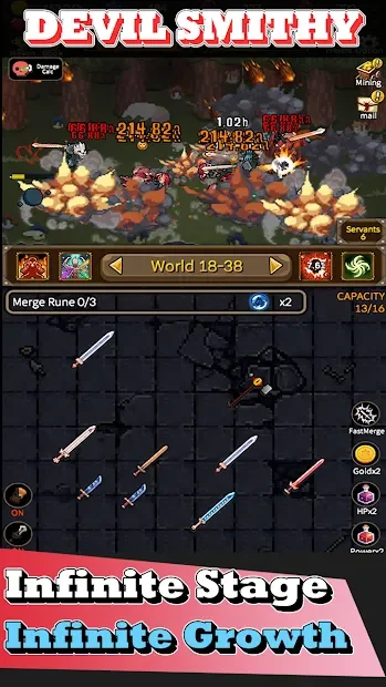Devil Smithy : Epic Idle Merge screenshot