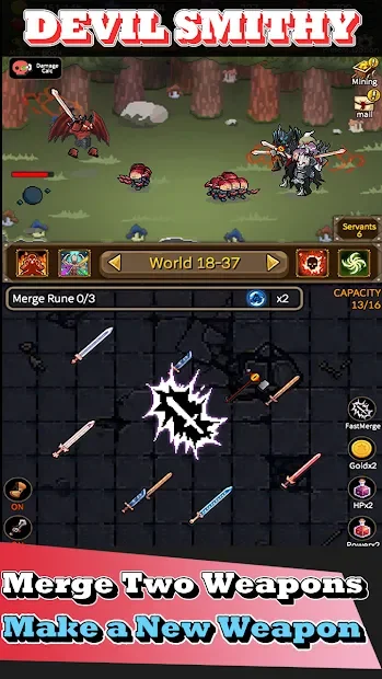 Devil Smithy : Epic Idle Merge screenshot