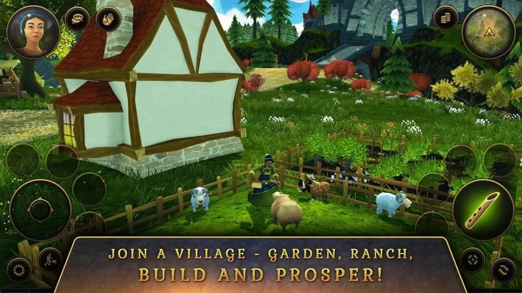 Крестьяне и герои 3D MMO screenshot