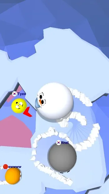 Snow Roll.io screenshot