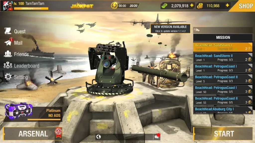 Beach War: Fight For Survival screenshot