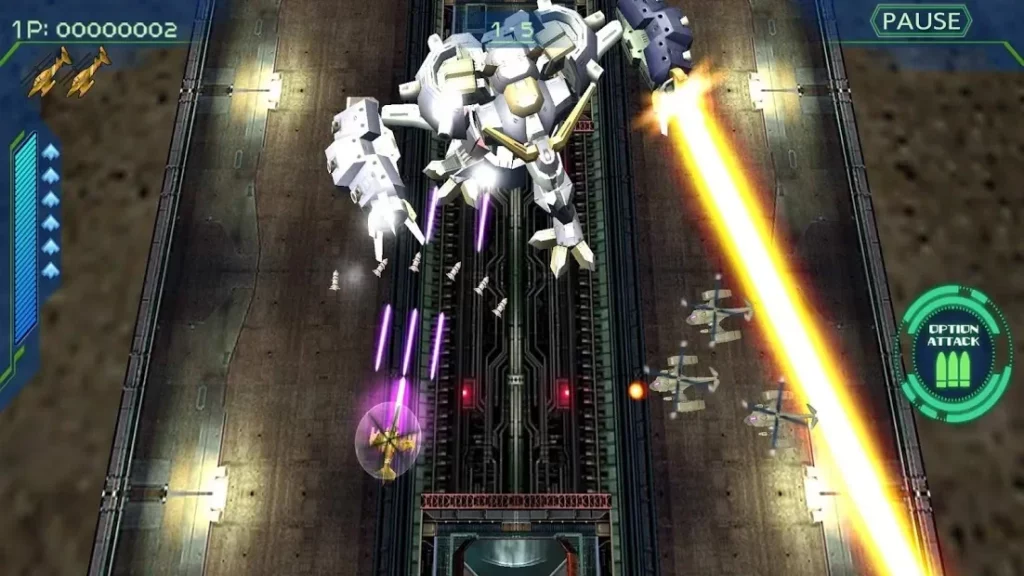 ZERO GUNNER 2 classic screenshot