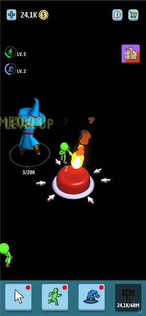 Idle Green Button screenshot