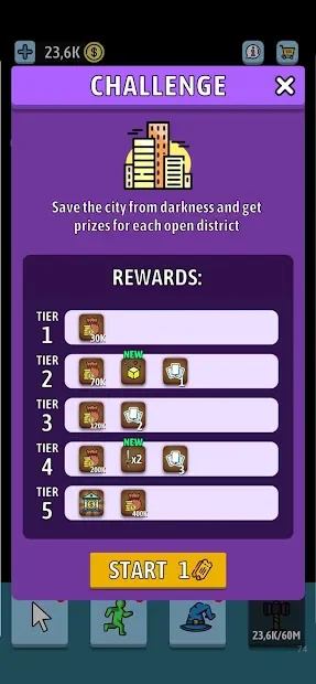 Idle Green Button screenshot