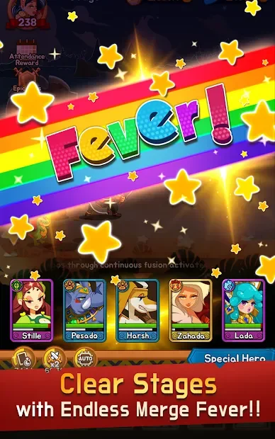 Epic Merge Heroes - Idle RPG screenshot