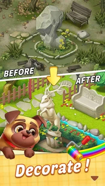 My Mansion – match 3 & design home screenshot