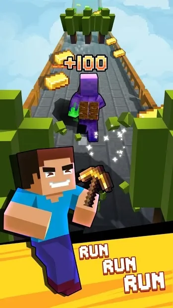Craft Runner – Miner Rush: строительство и крафт screenshot