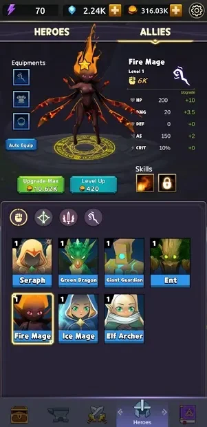 Knight War 2: Idle Defense screenshot