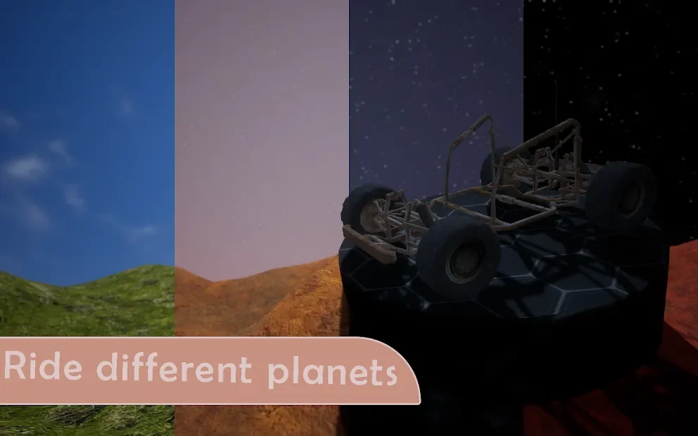 Planet Racing - 3D симулятор вождения в космосе screenshot