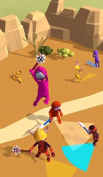 Stickman Smashers - Clash 3D Impostor io games screenshot