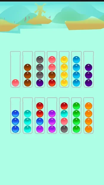 Ball Sort Color Water Puzzle screenshot