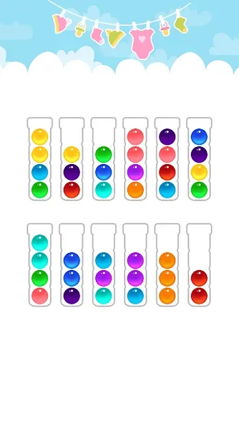 Ball Sort Color Water Puzzle screenshot