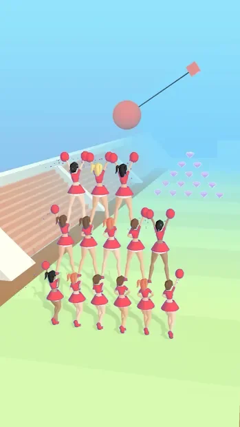 Cheerleader Run 3D screenshot