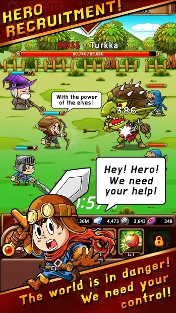 Hero C : Legend of Heroes screenshot