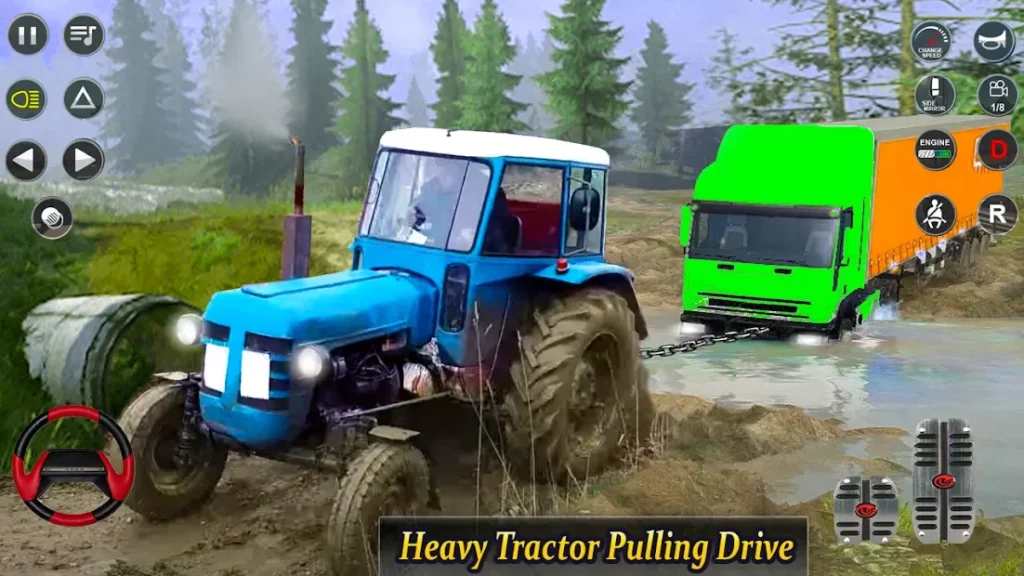 Real Tractor Pulling Simulator: Offroad | City Mod screenshot
