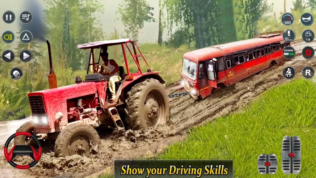 Real Tractor Pulling Simulator: Offroad | City Mod screenshot