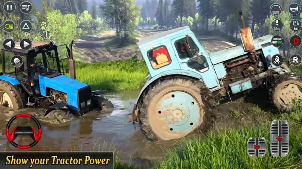 Real Tractor Pulling Simulator: Offroad | City Mod screenshot