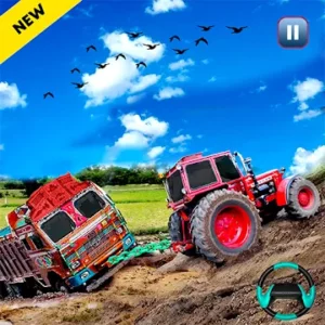 Real Tractor Pulling Simulator: Offroad | City Mod icon