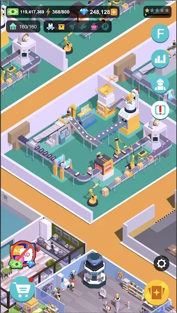 Super Factory-Tycoon Game screenshot