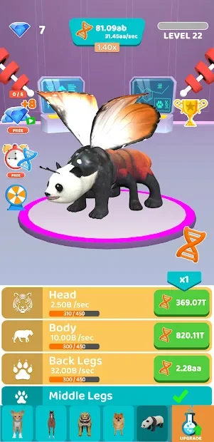Idle Animal Evolution screenshot