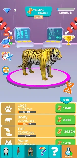 Idle Animal Evolution screenshot
