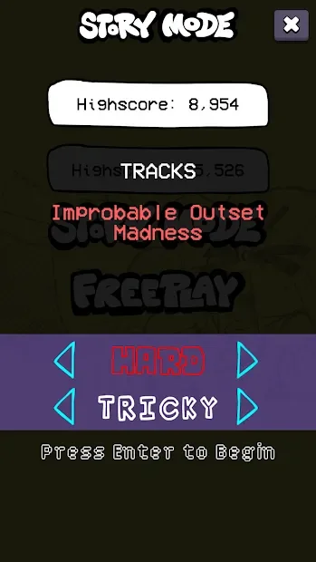 Fnf Tricky : scary music game screenshot