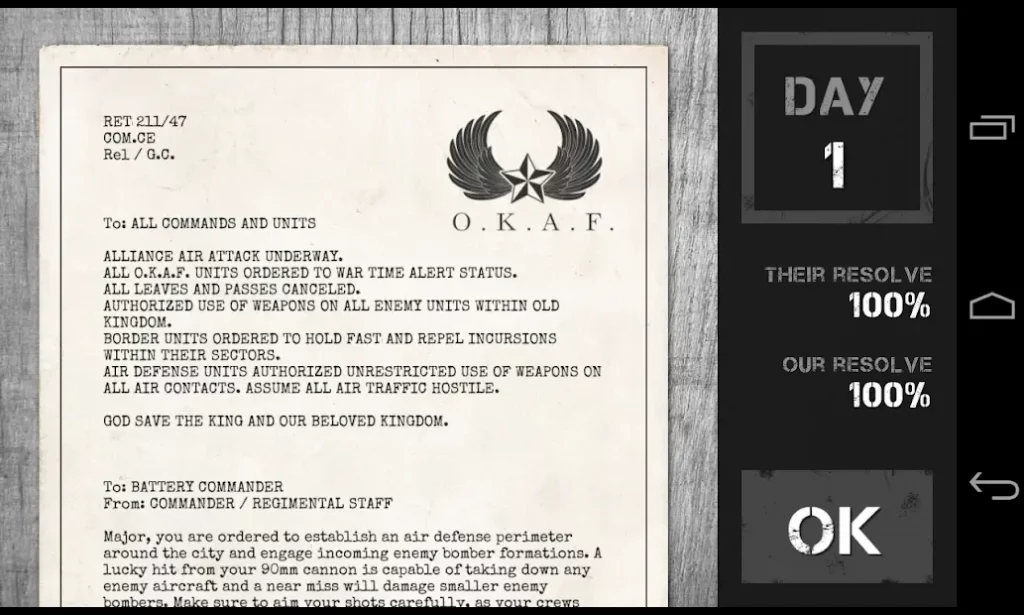 Air Defense Command screenshot