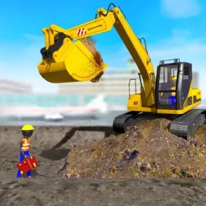 крупье аэропорт строительство экскаватор 1.1