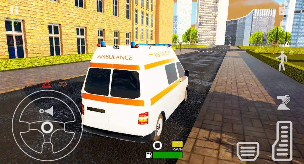 Ambulance Simulator 2021 - Emergency Van Minibus screenshot