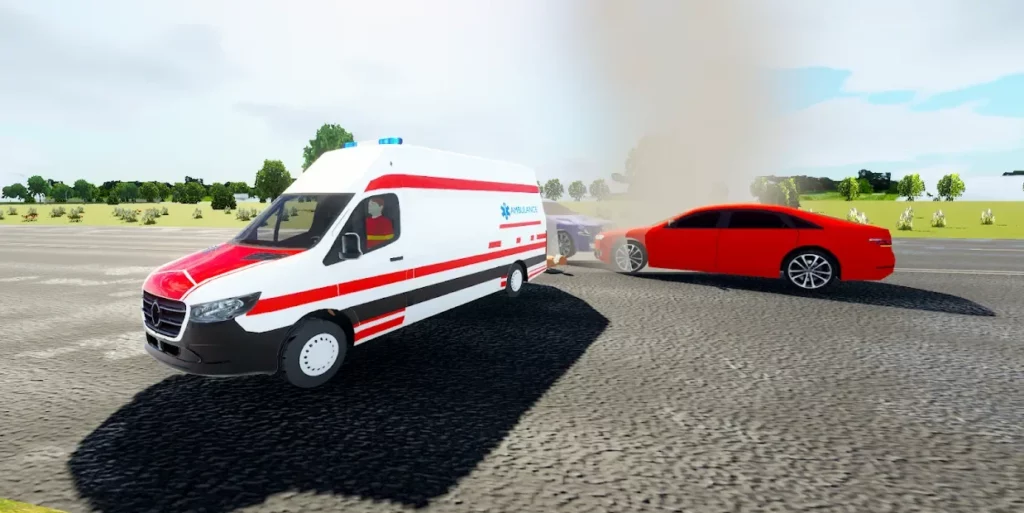 Ambulance Simulator 2021 - Emergency Van Minibus screenshot