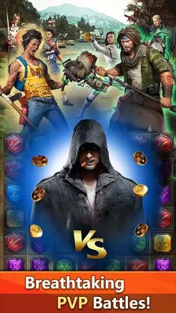 Zombies & Puzzles: RPG Match 3 screenshot