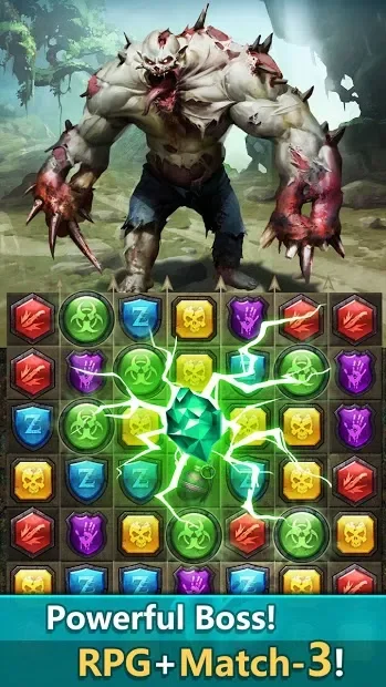 Zombies & Puzzles: RPG Match 3 screenshot
