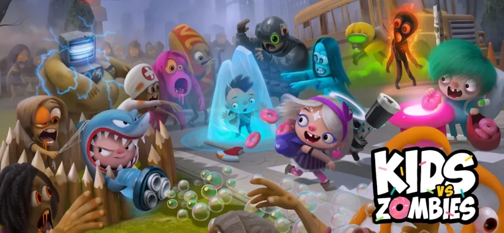 Kids VS Zombies: эпик PvP битвы за пончики screenshot