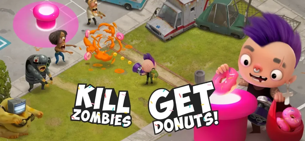 Kids VS Zombies: эпик PvP битвы за пончики screenshot