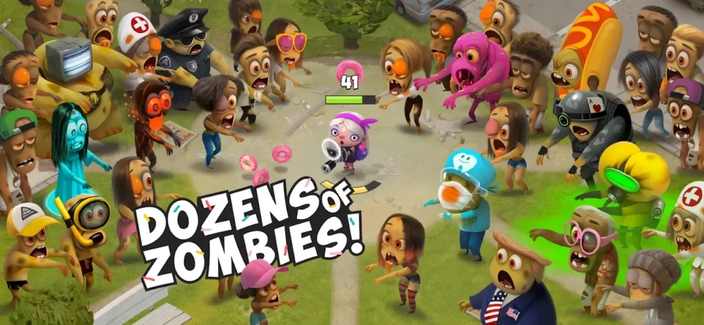 Kids VS Zombies: эпик PvP битвы за пончики screenshot