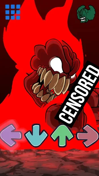 FNF Fireday night funny mod Trick character test screenshot