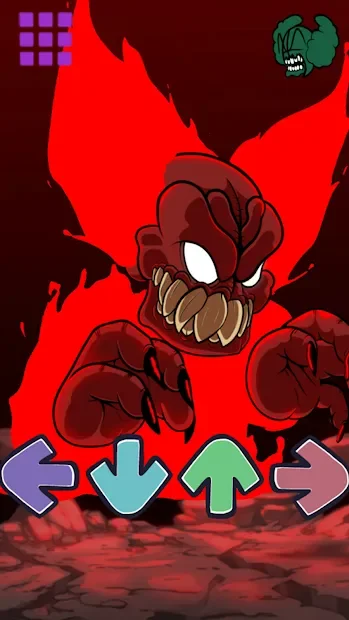 FNF Fireday night funny mod Trick character test screenshot