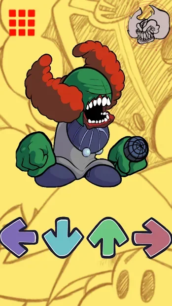 FNF Fireday night funny mod Trick character test screenshot
