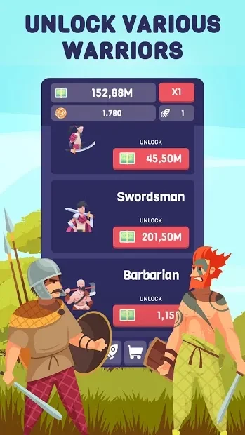 Idle Warrior Tycoon - Idle Clicker Game screenshot