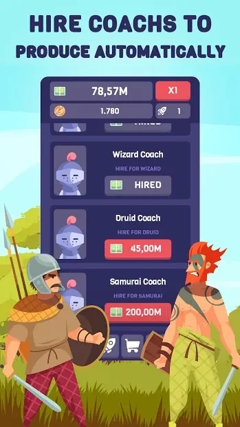 Idle Warrior Tycoon - Idle Clicker Game screenshot